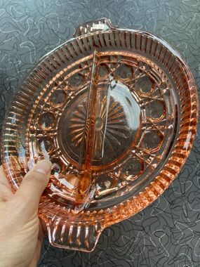 Vintage Indiana Depression Glass Candy Dish